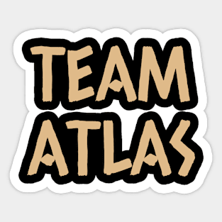 Team Atlas Ancient Greece Greek Mythology Titan God Sticker